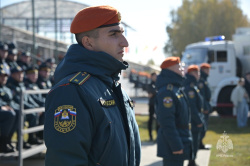 Личный состав Академии принял активное участие в совместном демонстрационном учении МЧС России и Беларуси