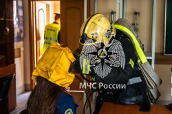 В Академии прошли пожарно-тактические учения