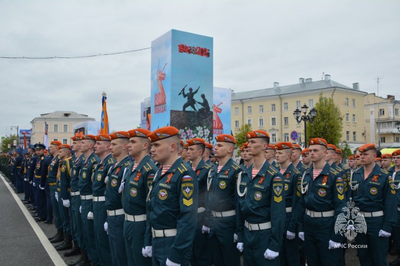 Парадные расчеты Академии приняли участие в Парадах Победы