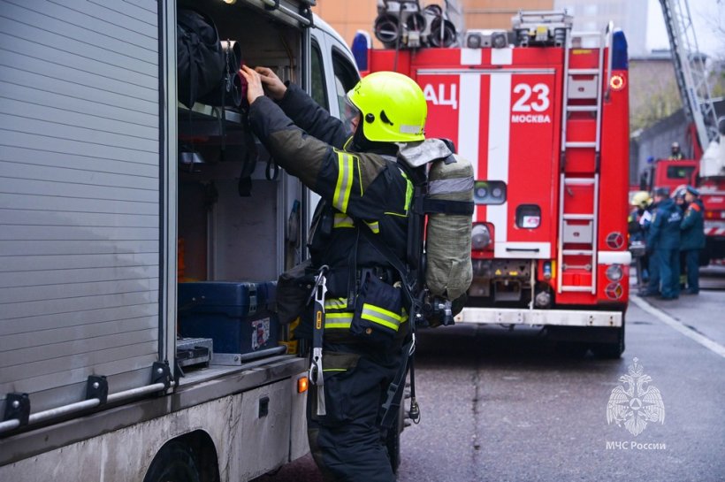 На территории Академии состоялись пожарно-тактические учения