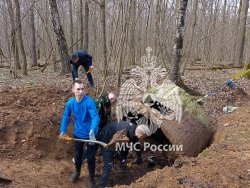 Поисковый отряд продолжает активно заниматься проектом «Московские рубежи»
