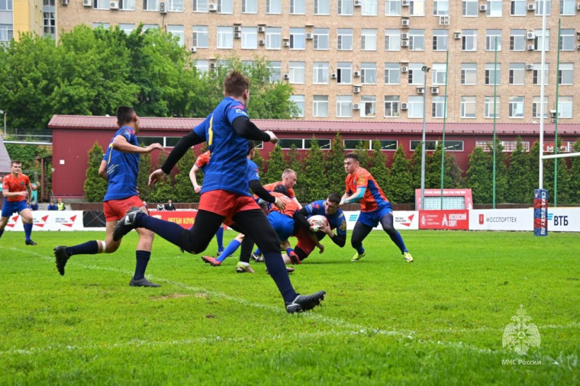 Сегодня, 25 мая, на легендарном регбийном стадионе «Слава» состоялось торжественное открытие игр Кубка МЧС России по регби-7.
