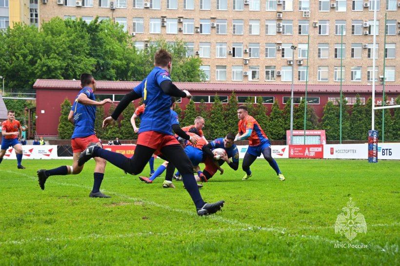 Сегодня, 25 мая, на легендарном регбийном стадионе «Слава» состоялось торжественное открытие игр Кубка МЧС России по регби-7.
