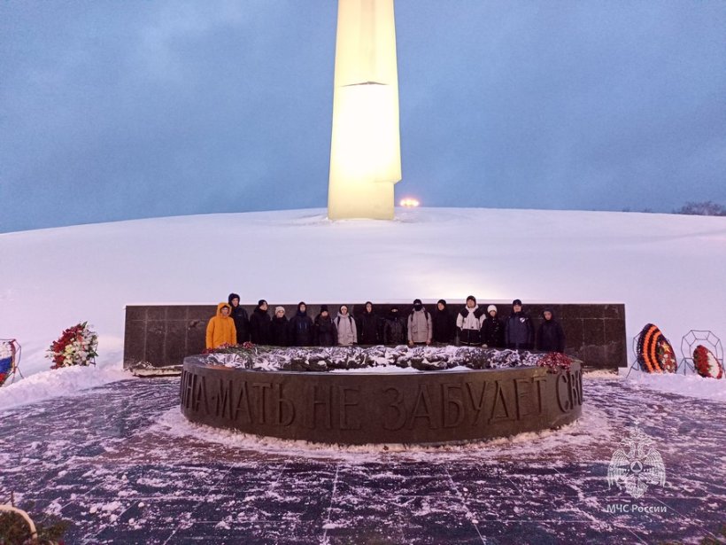 Поисковики Академии совершили пеший поход по местам боёв за посёлок Крюково
