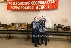 Курсанты вуза в рамках выездного занятия посетили защитное сооружение гражданской обороны