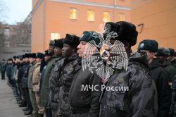 На плацу состоялось ежемесячное построение постоянного и переменного состава Академии