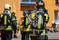 В Академии прошли тренировочные пожарно-тактические учения