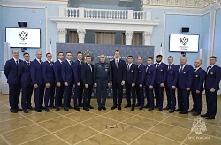 Сборные МЧС России по пожарно-спасательному спорту чествовали в Минспорта и Сбербанке