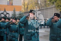 На плацу Академии состоялось построение переменного и постоянного состава