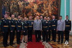 В Кремле с Владимиром Путиным встретились лучшие выпускники вузов МЧС России