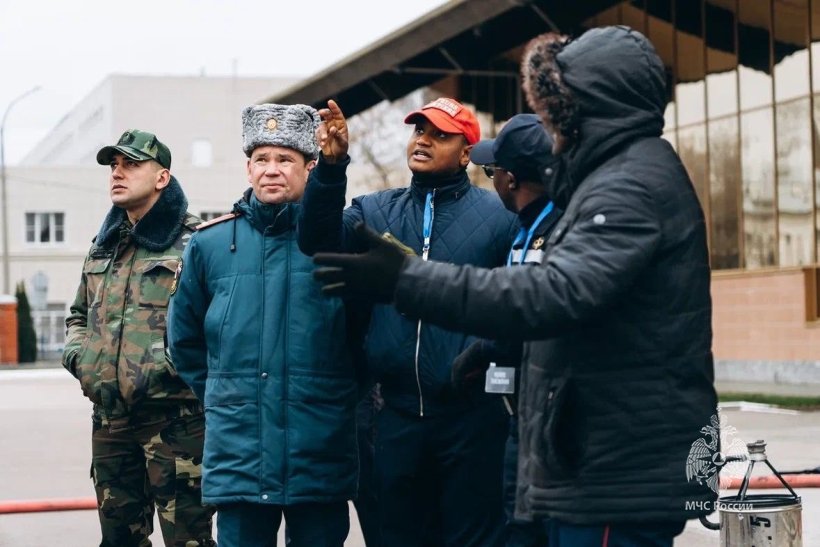 Опыт подмосковных пожарных перенимают иностранцы