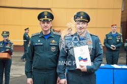 В Академии состоялось торжественное построение ко Дню пожарной охраны