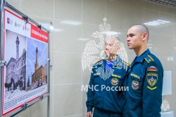 В Академии ГПС МЧС России работает фотовыставка «Огнеборцы Москвы»