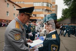 В Академии ГПС МЧС России состоялся выпуск молодых специалистов