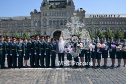 На Красной площади состоялся выпуск молодых специалистов