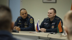 Курсанты Академии прибыли в Университет гражданской защиты МЧС Беларуси