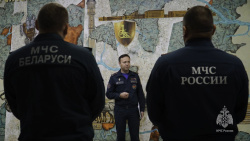 Курсанты Академии прибыли в Университет гражданской защиты МЧС Беларуси