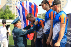 Спортсмены Академии на пьедестале победителей