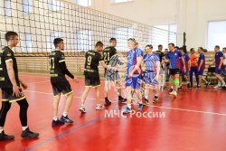 Сборная команда Академии стала серебряным призёром в товарищеском матче по волейболу