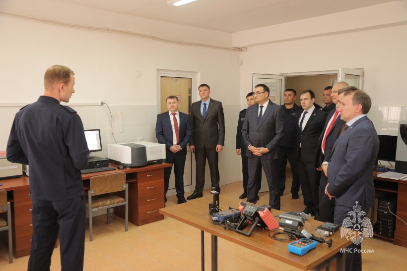 МЧС России и Узбекистана обмениваются опытом в вопросах подготовки спасателей