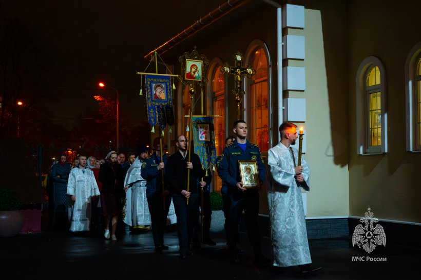 Личный состав принял участие в пасхальном богослужении
