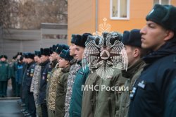 На плацу Академии состоялось построение переменного и постоянного состава