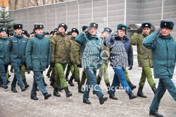 На плацу Академии состоялось построение переменного и постоянного состава