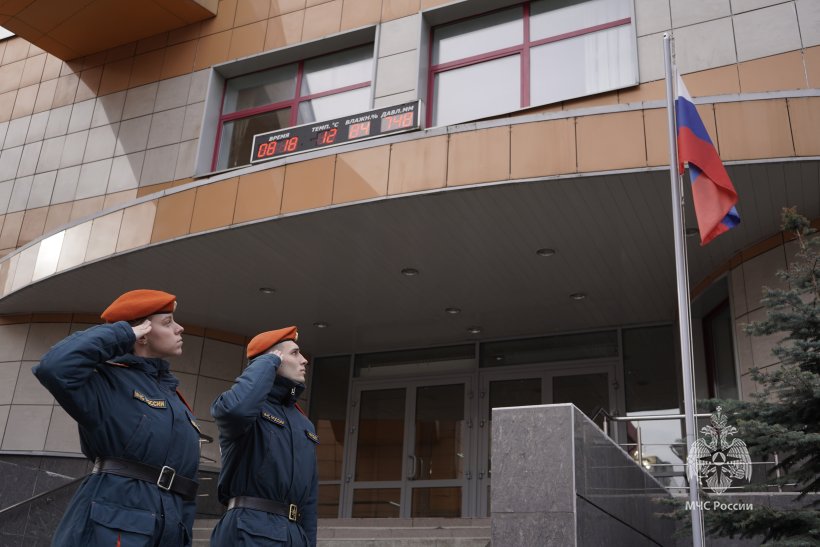 На плацу вуза состоялся общеакадемический развод