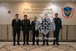 В Академии обсудили вопросы подготовки специалистов чрезвычайного ведомства Монголии