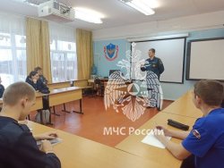 Продолжается предпрофильная подготовка кадет Веселёвской средней общеобразовательной школы