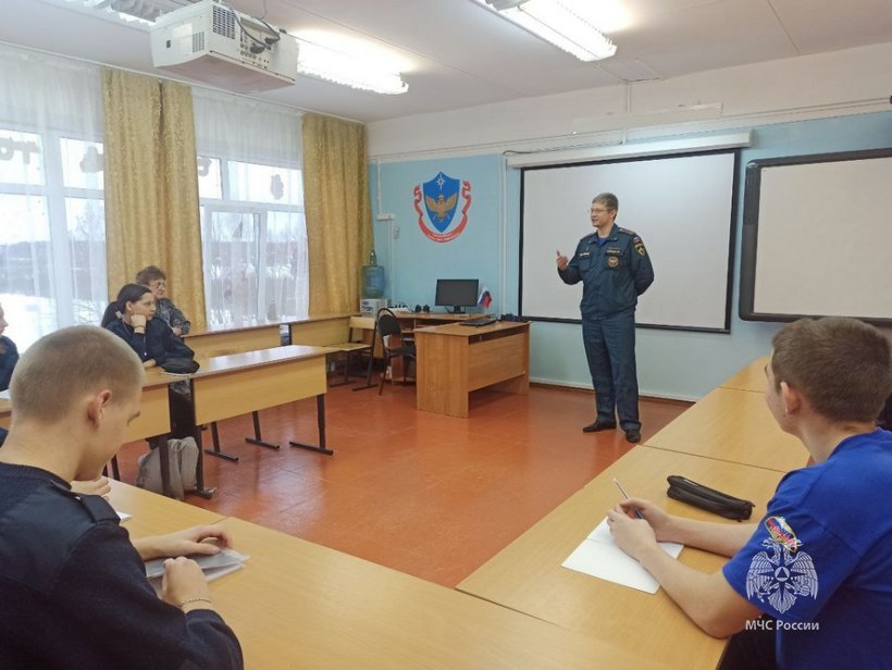 Продолжается предпрофильная подготовка кадет Веселёвской средней общеобразовательной школы