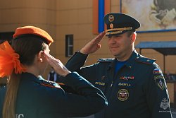 В Академии прошла торжественная линейка, посвященная Дню знаний