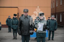 На плацу состоялось ежемесячное построение постоянного и переменного состава Академии