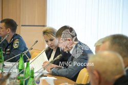 На базе Академии прошло заседание учебно-методического совета МЧС России под председательством заместителя директора Департамента образовательной и научно-технической деятельности МЧС России Виталия Штаймеца.