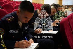 Личный состав Академии принимает участие в Экодиктанте