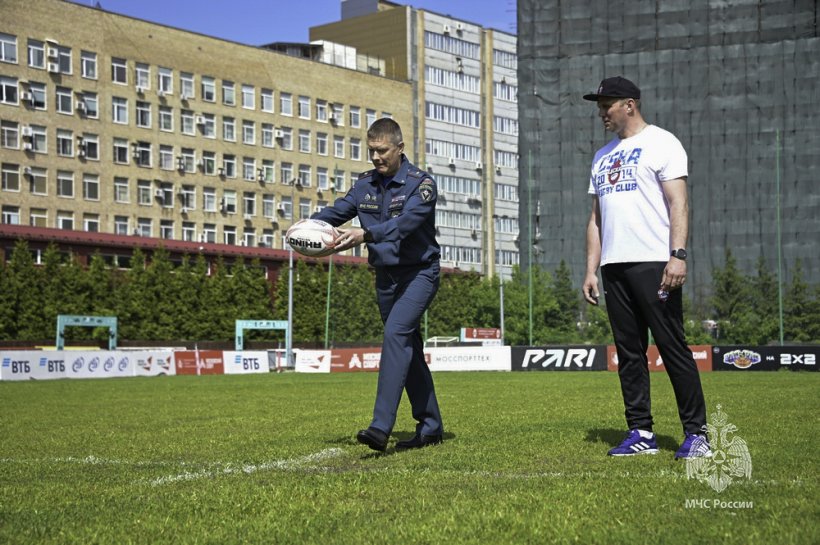 В Москве стартовали  Всероссийские соревнования Спартакиады МЧС России по регби-7