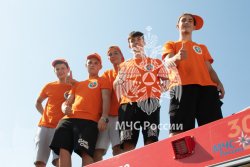 Личный состав Академии продолжает проводить открытые уроки во Всероссийском детском центре "Орленок"