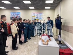Кадетские классы Москвы посетили Академию ГПС МЧС России