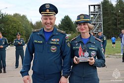 В Ногинском спасательном центре МЧС России завершилось первое соревнование по спасательному спорту