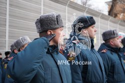 На плацу вуза состоялся общеакадемический развод