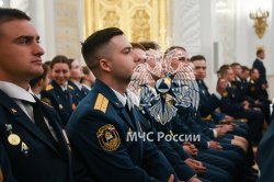 В Кремле лучшие выпускники Академии встретились с Владимиром Путиным