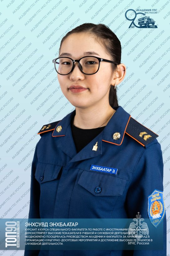 Пятая десятка ТОП-90 обучающихся Академии ГПС МЧС России