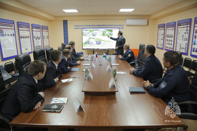 МЧС России и Узбекистана обмениваются опытом в вопросах подготовки спасателей