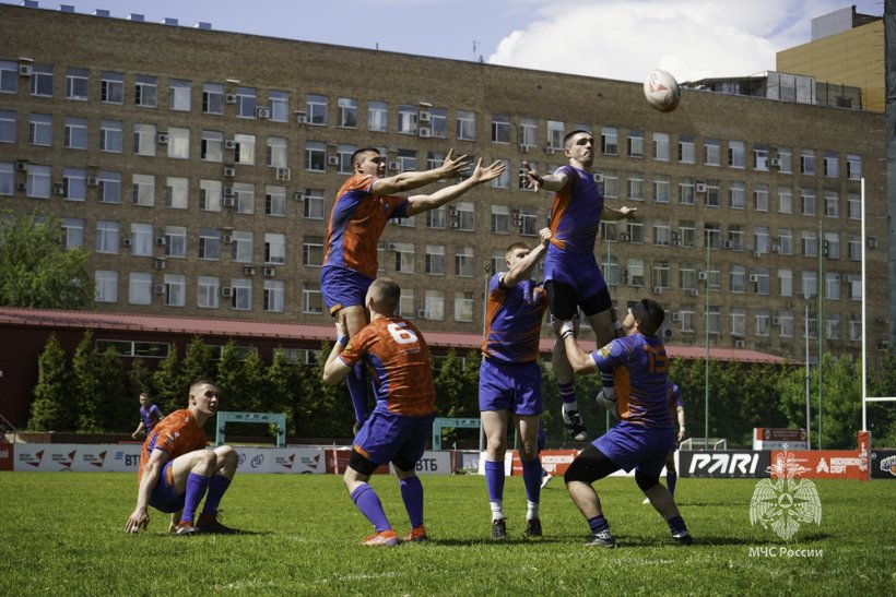 В Москве стартовали  Всероссийские соревнования Спартакиады МЧС России по регби-7