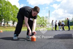 Личный состав Академии ГПС МЧС России провел военно-патриотическую игру «Зарница»