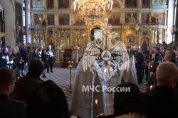 Личный состав МЧС России простился с Алексеем Федосеевым 