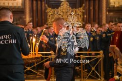 Личный состав Академии принял участие в молебне в честь иконы Божьей Матери "Неопалимая Купина"