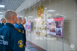 В Академии ГПС МЧС России работает фотовыставка «Огнеборцы Москвы»
