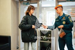 В Академии прошла традиционная акция «Георгиевская ленточка»