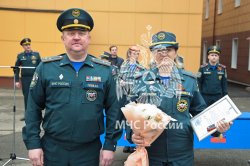 В Академии состоялось торжественное построение ко Дню пожарной охраны